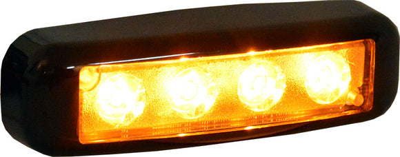 DLX4-AA Versa Star Amber 4-LED Flush Mount Lighthead